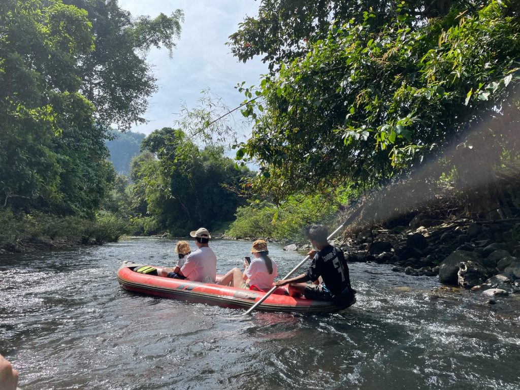 Canoeing the Sok River in Khao Sok.