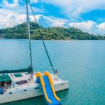 A view of the catamaran Nina in Koh Samui.