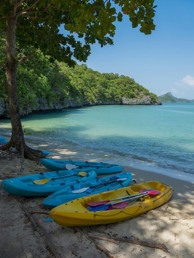Kayaks in Thailand.