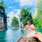 Stunning islets at the Cheow Lan lake in Khao Sok.